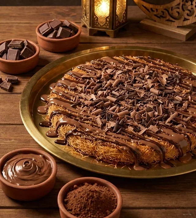 كنافة بالشوكولاتة