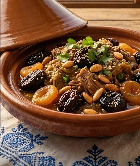 طاجن اللحم بالبرقوق
