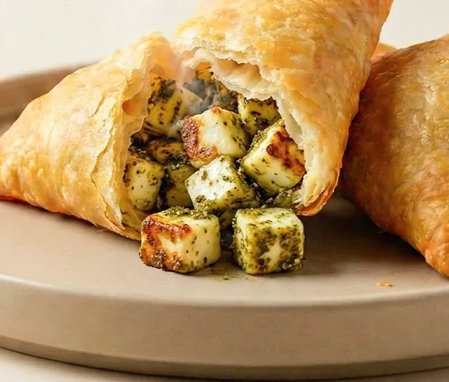 سمبوسة حلوم وزعتر