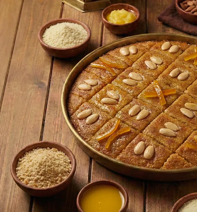بسبوسة البرتقال