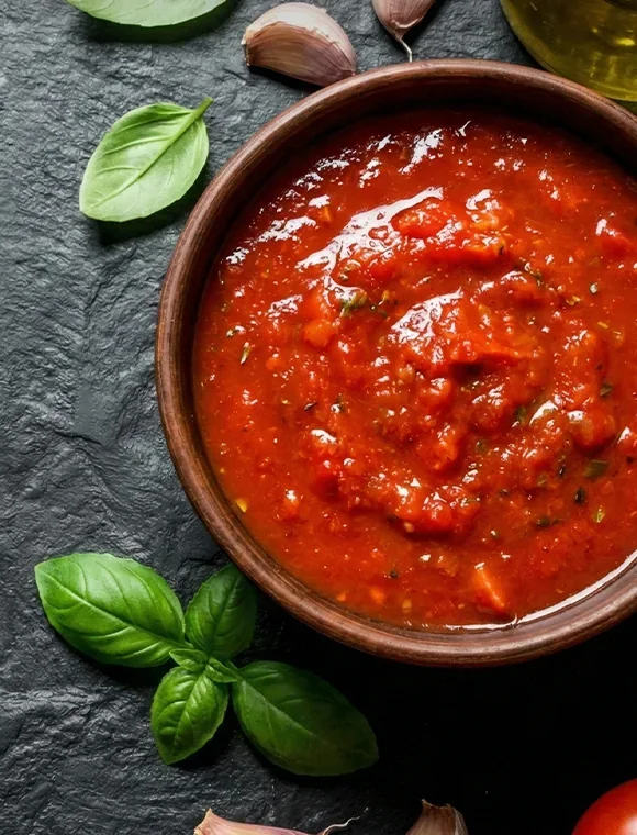 صوص الطماطم والريحان