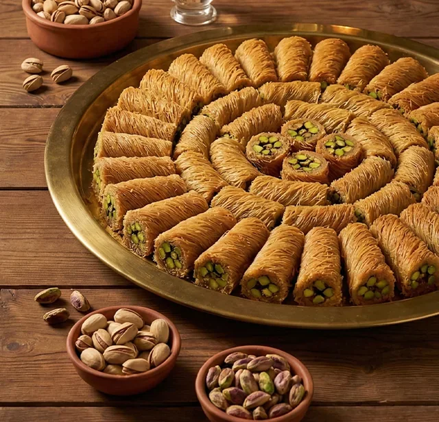 الكنافة المبرومة