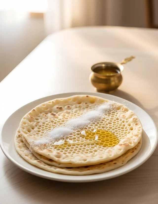لحوح حلو بالسمن والسكر