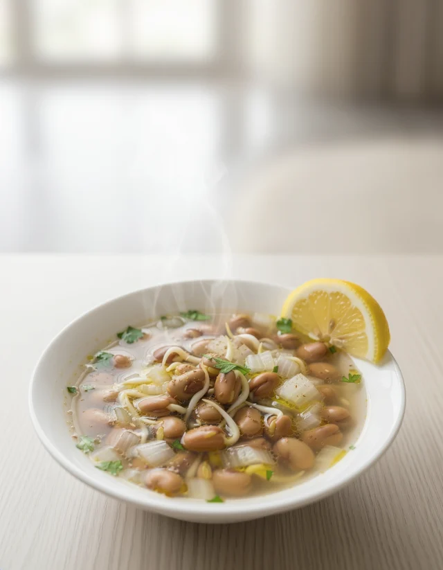 شوربة الفول النابت