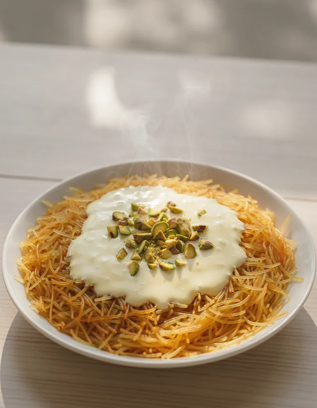 الشعيرية بالقشطة