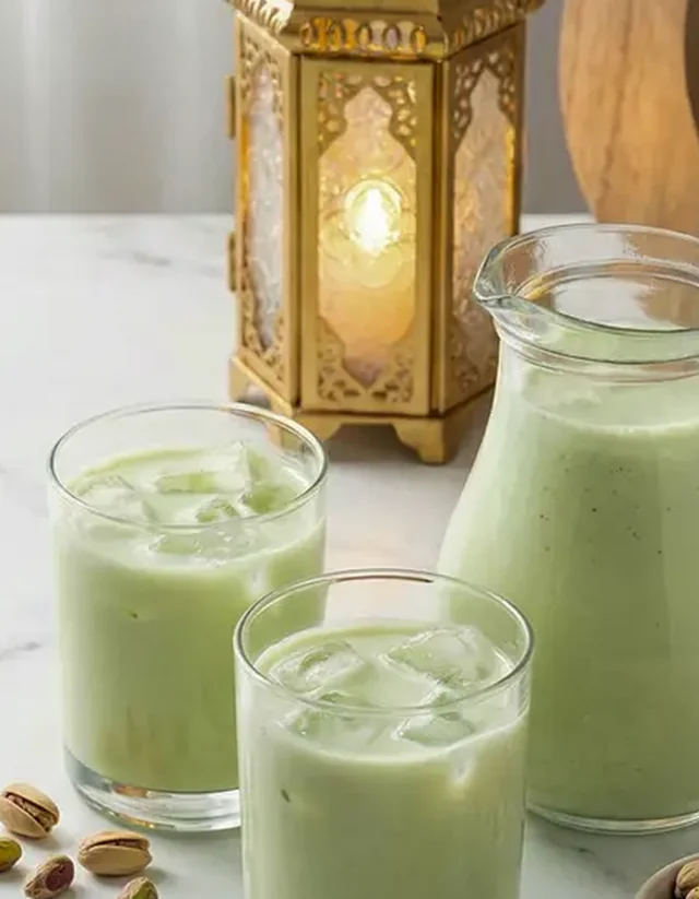ميلك شيك الفستق